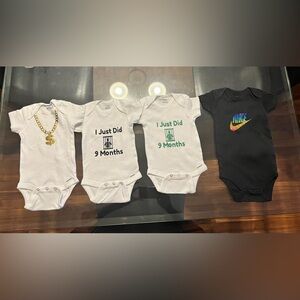Baby Onesie Set with Fun Prints